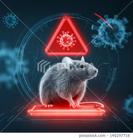 Hantavirus Medical Research and Infectious Disease Alert Concept Hantavirus Medical Research and Infectious Disease Alert Concept 140297716