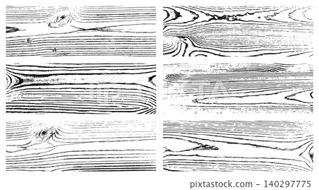 Wood overlay set, wood grain vector texture collection Wood overlay set, wood grain vector texture collection 140297775
