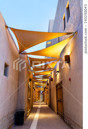 Traditional alley in Al Gadimah historic district of Riyadh, Saudi Arabia Traditional alley in Al Gadimah historic district of Riyadh, Saudi Arabia 140298043