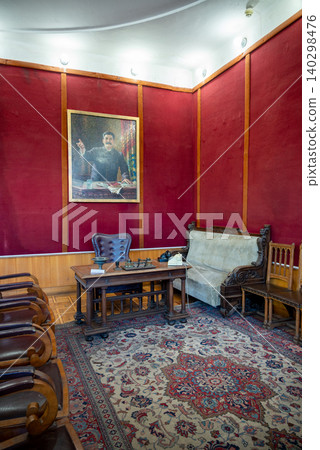 Joseph Stalin Museum, historical exhibition complex dedicated to the Soviet leader in his birthplace in Gori, Georgia 140298476