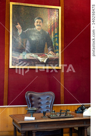 Joseph Stalin Museum, historical exhibition complex dedicated to the Soviet leader in his birthplace in Gori, Georgia 140298478