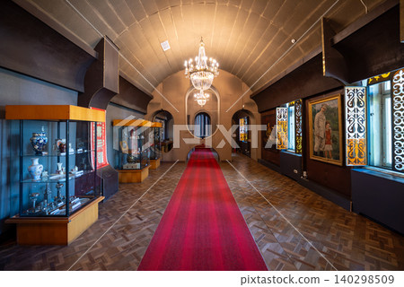 Joseph Stalin Museum, historical exhibition complex dedicated to the Soviet leader in his birthplace in Gori, Georgia Joseph Stalin Museum, historical exhibition complex dedicated to the Soviet leader in his birthplace in Gori, Georgia 140298509