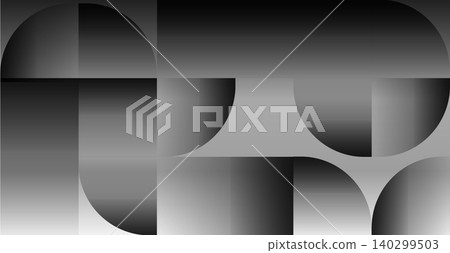 Gray semi-circular geometric modern background Gray semi-circular geometric modern background 140299503