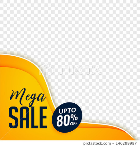 mega sale discount banner template mega sale discount banner template 140299987