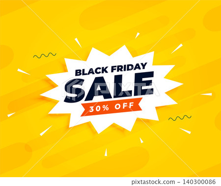 black friday yellow sale background with 30% discount offer black friday yellow sale background with 30% discount offer 140300086