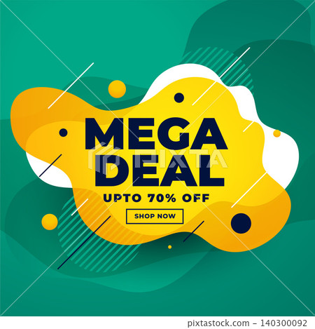 mega deal sale discount banner design mega deal sale discount banner design 140300092