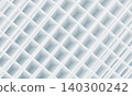 White geometric abstract background with overlapping diagonal squares and soft translucent layers, creating a clean backdrop with pale gray and white tones, subtle depth 140300242