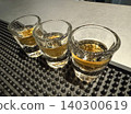 Three shots of tequila 140300619