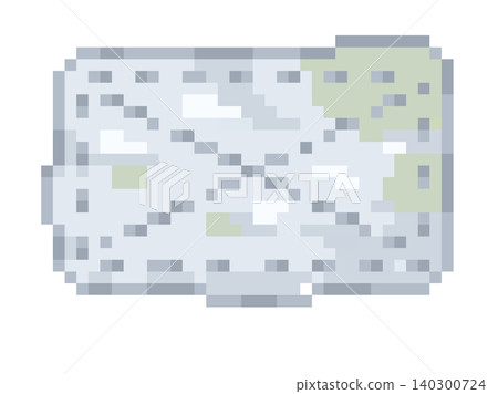 Pixel illustration of a cleaning cloth Pixel illustration of a cleaning cloth 140300724