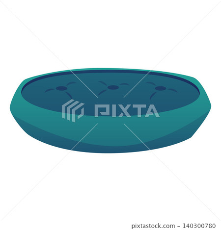 Green textile floor cushion seat flat vector icon, prayerful pillow oriental style vintage Arabic mosque interior design Green textile floor cushion seat flat vector icon, prayerful pillow oriental style vintage Arabic mosque interior design 140300780