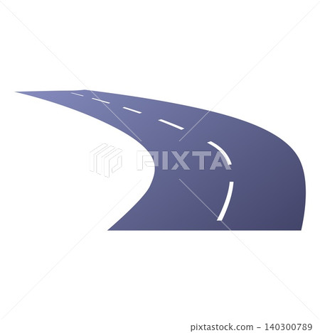 Curved asphalt road, vector flat highway traffic, car, vehicle and transport trail space, travel and trip winding road Curved asphalt road, vector flat highway traffic, car, vehicle and transport trail space, travel and trip winding road 140300789
