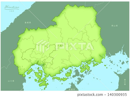 「廣島縣」—日本三維地圖系列。 (含鄰近縣、市、鎮及空白地圖)日本廣島 「廣島縣」—日本三維地圖系列。 (含鄰近縣、市、鎮及空白地圖)日本廣島 140300935