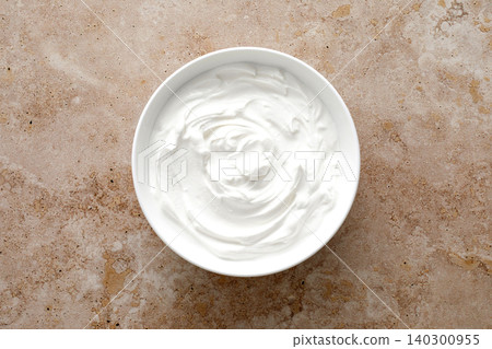 Yogurt. Plain greek probiotic protein Greek yoghurt. Healthy food. Yogurt. Plain greek probiotic protein Greek yoghurt. Healthy food. 140300955