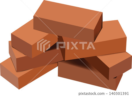 terracotta bricks in groups terracotta bricks in groups 140301391