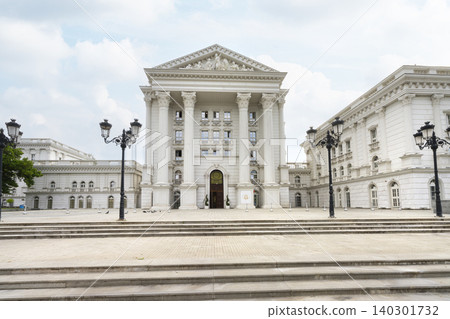 Government of the Republic of North Macedonia building in Skopje, North Macedonia Government of the Republic of North Macedonia building in Skopje, North Macedonia 140301732