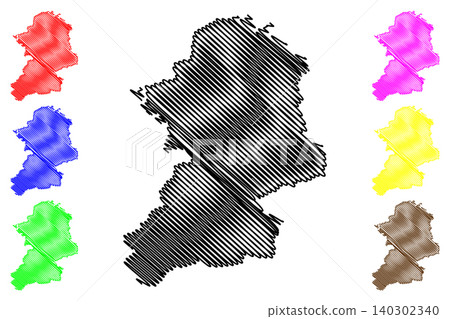Scheibbs district (Republic of Austria or osterreich, Lower Austria or Niederosterreich state) map vector illustration, scribble sketch Bezirk Scheibbs map Scheibbs district (Republic of Austria or osterreich, Lower Austria or Niederosterreich state) map vector illustration, scribble sketch Bezirk Scheibbs map 140302340