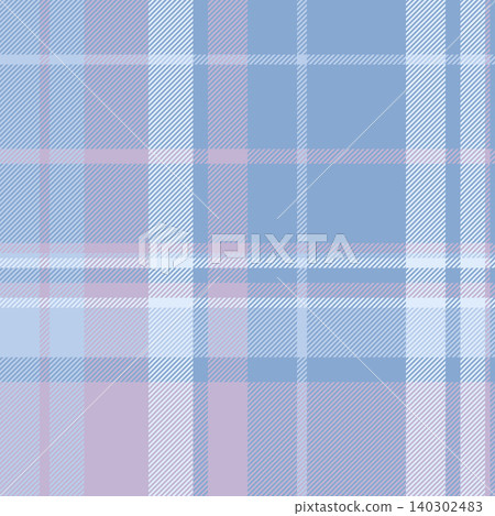 Endless background vector textile, 1940s tartan pattern fabric. Basic texture check plaid seamless in light and blue colors. Endless background vector textile, 1940s tartan pattern fabric. Basic texture check plaid seamless in light and blue colors. 140302483