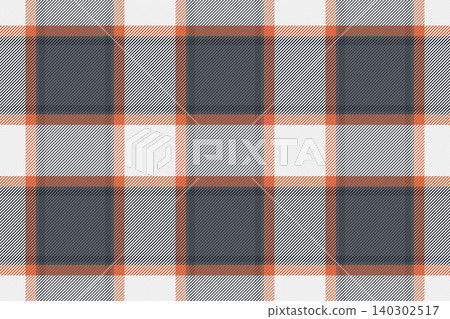 Vintage textile seamless texture, national tartan plaid vector. Christmas ornament background fabric pattern check in white and pastel colors. 140302517