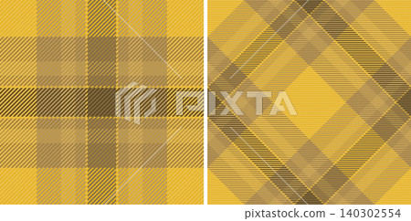 Background pattern tartan of vector textile seamless with a fabric texture check plaid. Set in novelty colors. Fashion design sample ideas. Background pattern tartan of vector textile seamless with a fabric texture check plaid. Set in novelty colors. Fashion design sample ideas. 140302554
