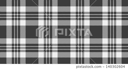 Rectangle texture check vector, volume textile tartan seamless. Diagonal pattern plaid background fabric in grey and white colors. Rectangle texture check vector, volume textile tartan seamless. Diagonal pattern plaid background fabric in grey and white colors. 140302604