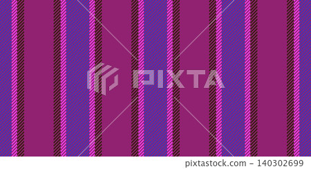 Pagazine texture fabric lines, indian stripe textile seamless. Dalm vector pattern vertical background in pink and indigo colors. Pagazine texture fabric lines, indian stripe textile seamless. Dalm vector pattern vertical background in pink and indigo colors. 140302699