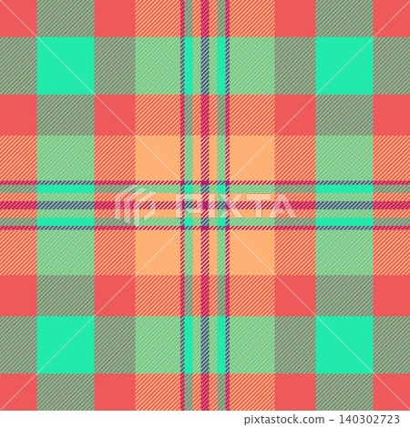 Mother pattern plaid check, multicolored textile background vector. Down texture tartan seamless fabric in red and teal colors. Mother pattern plaid check, multicolored textile background vector. Down texture tartan seamless fabric in red and teal colors. 140302723