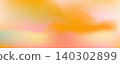 Abstract orange, pink and light green vibrant mesh gradient background. Soft blurred trendy y2k shiny sun color gradation fluid concept for ui design, banner, aesthetic poster, print 140302899