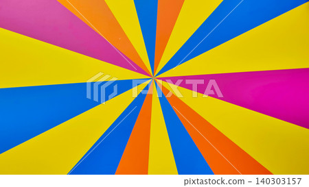 Bright rotating multicolored stripes on the wheel. Vibrant Radial Pattern with Bright Color. Bright rotating multicolored stripes on the wheel. Vibrant Radial Pattern with Bright Color. 140303157