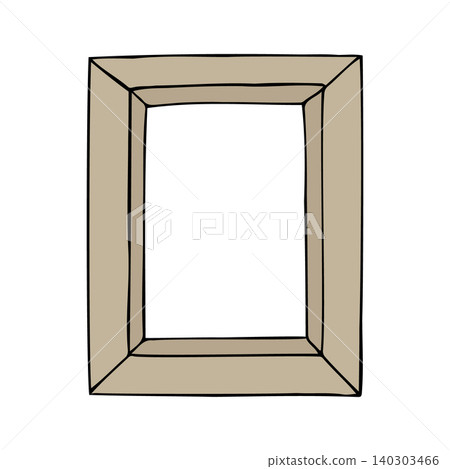 Vector hand drawn doodle sketch frame Vector hand drawn doodle sketch frame 140303466