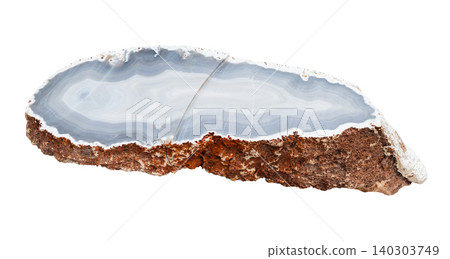 polished gray banded agate slab cutout polished gray banded agate slab cutout 140303749
