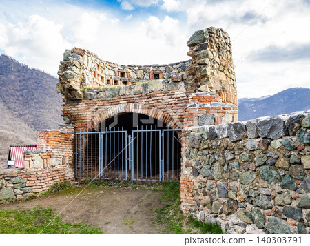 ruined fortress wall of Haghpat Monastery, Armenia 140303791