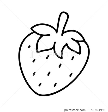 strawberry coloring page fruit illustration strawberry coloring page fruit illustration 140304993
