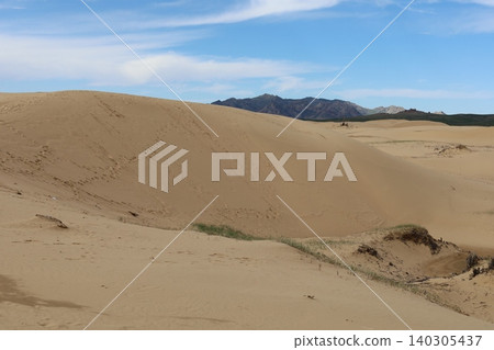 View of the Bulgarian sand dunes in Mongolia, part 2 View of the Bulgarian sand dunes in Mongolia, part 2 140305437