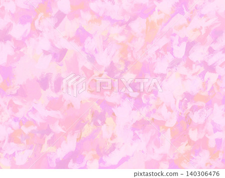 Short brushstrokes layered paint: pink Short brushstrokes layered paint: pink 140306476