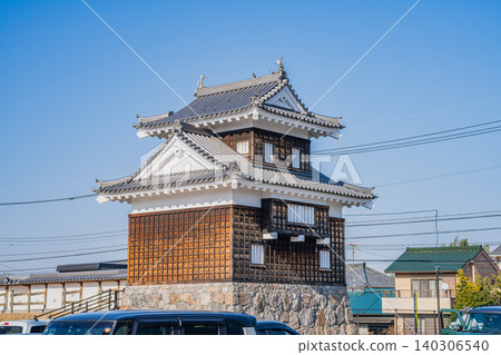 A view of Nishio Castle in Nishio City (Aichi Prefecture) A view of Nishio Castle in Nishio City (Aichi Prefecture) 140306540