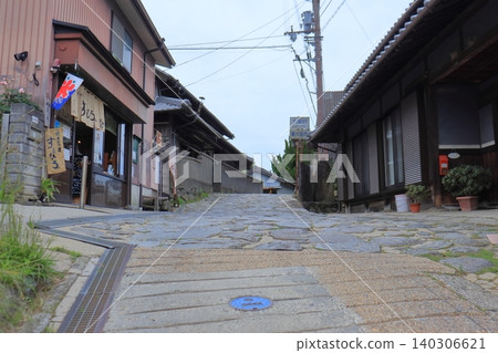 308號國道，倉駱峠，鵝卵石路段，縣界風光（奈良縣生駒市） 140306621