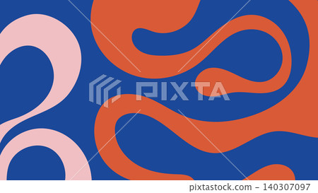 Playful Organic Shapes Background Playful Organic Shapes Background 140307097
