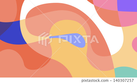 Serene Fluid Color Waves Background Serene Fluid Color Waves Background 140307257