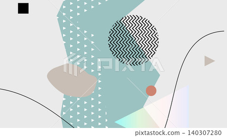 Pastel Memphis Vibes Background 140307280