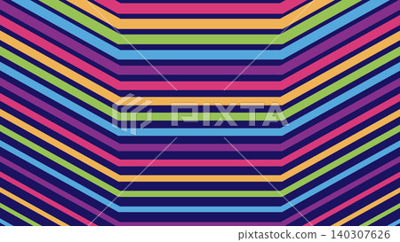 Layered Neon Line Flow Background 140307626