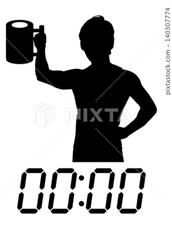 一個啤酒杯和一個人 一個啤酒杯和一個人 140307774