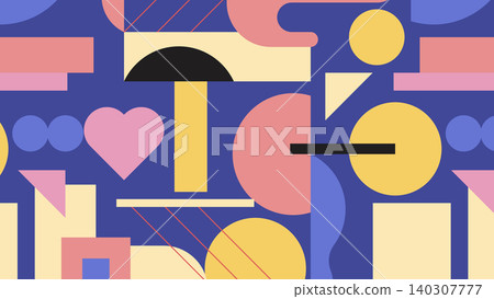 Rhythmic Shape Pulse Background Rhythmic Shape Pulse Background 140307777