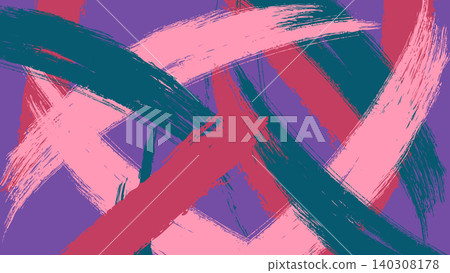 Vivid Orange Brushflow Background 140308178