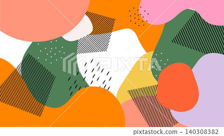 Colorful Organic Abstract Background Colorful Organic Abstract Background 140308382