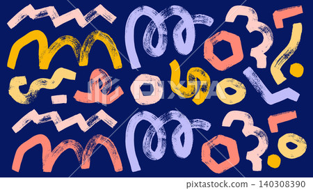 Soft Pastel Shapes Background Soft Pastel Shapes Background 140308390