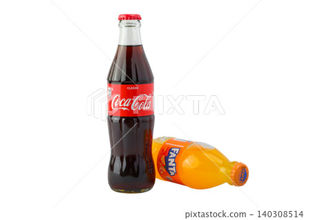 Tbilisi, Georgia, May 28, 2026: Fanta and Cola. Concept of refreshment, PNG Tbilisi, Georgia, May 28, 2026: Fanta and Cola. Concept of refreshment, PNG 140308514