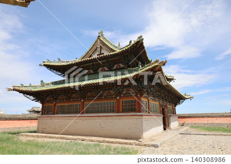 Erdene Zuu Monastery, a UNESCO World Heritage Site in Karakorum, Mongolia. Erdene Zuu Monastery, a UNESCO World Heritage Site in Karakorum, Mongolia. 140308986