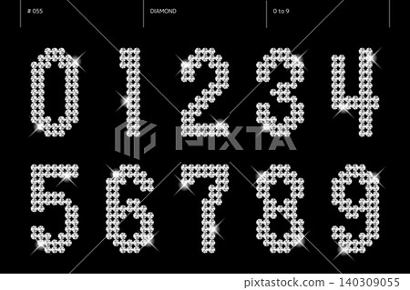 鑽石編號從0到9_055 140309055