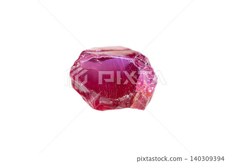 Very rare cats eye garnet on white background Very rare cats eye garnet on white background 140309394