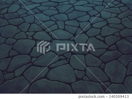石地板背景插圖 04 石地板背景插圖 04 140309413